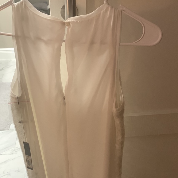 NWT Lauren Conrad white sequin dress, size 6. - Picture 2 of 6